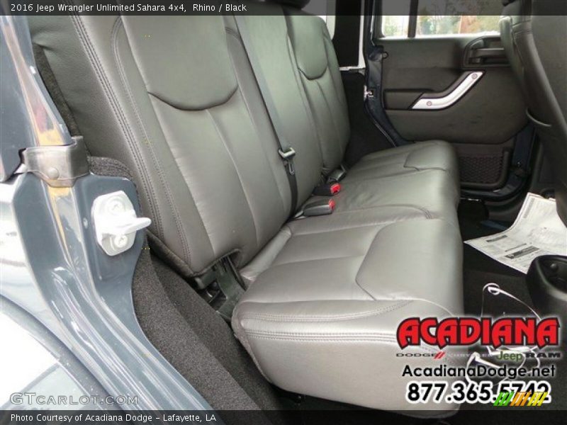 Rhino / Black 2016 Jeep Wrangler Unlimited Sahara 4x4
