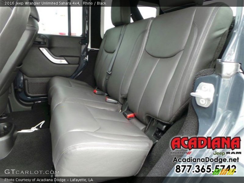 Rhino / Black 2016 Jeep Wrangler Unlimited Sahara 4x4