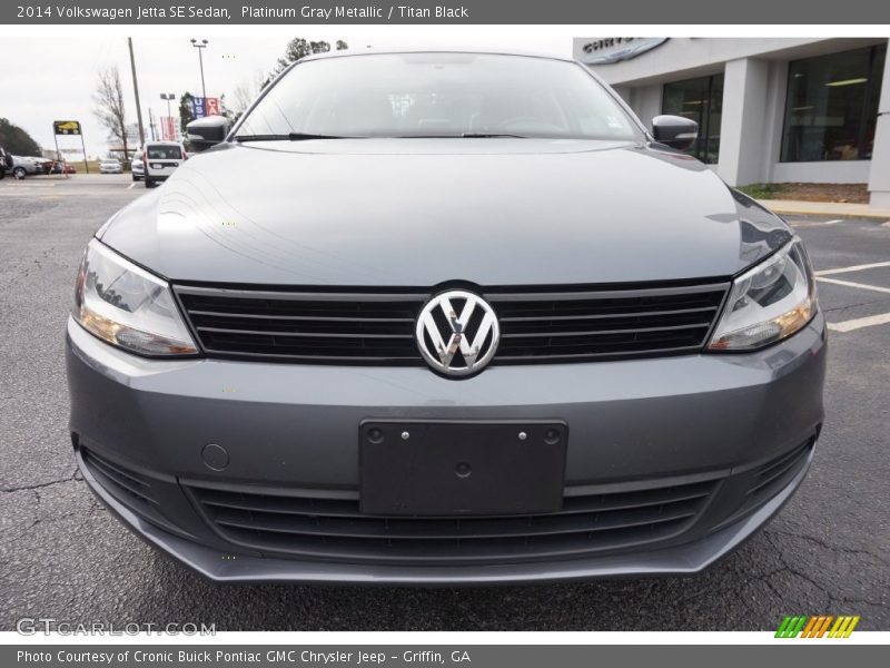 Platinum Gray Metallic / Titan Black 2014 Volkswagen Jetta SE Sedan