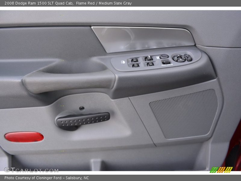 Flame Red / Medium Slate Gray 2008 Dodge Ram 1500 SLT Quad Cab