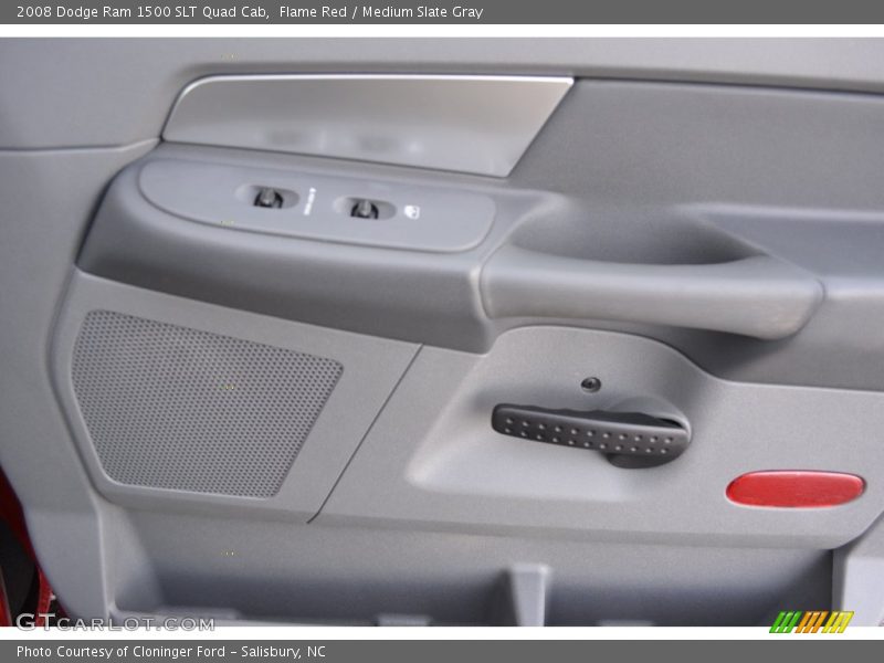 Flame Red / Medium Slate Gray 2008 Dodge Ram 1500 SLT Quad Cab