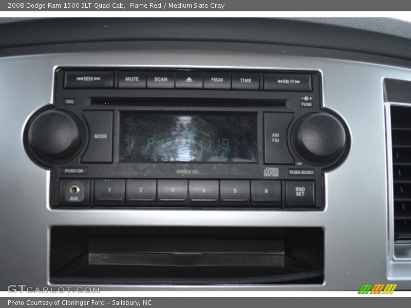 Flame Red / Medium Slate Gray 2008 Dodge Ram 1500 SLT Quad Cab