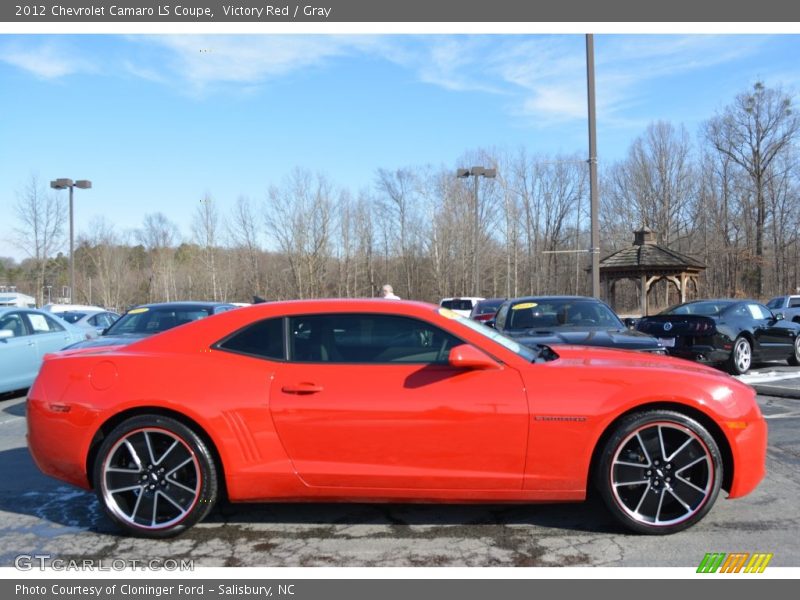 Victory Red / Gray 2012 Chevrolet Camaro LS Coupe