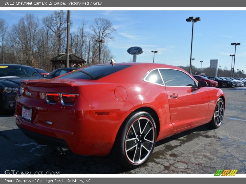 Victory Red / Gray 2012 Chevrolet Camaro LS Coupe