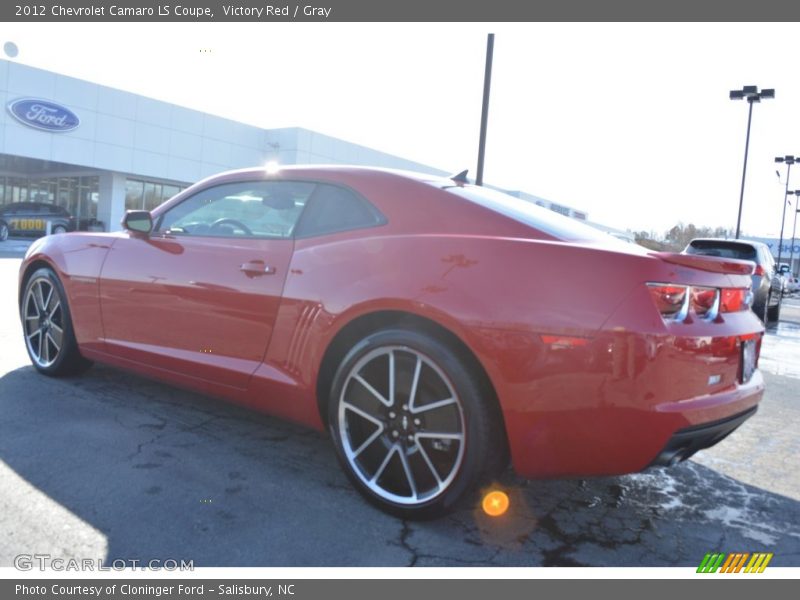Victory Red / Gray 2012 Chevrolet Camaro LS Coupe