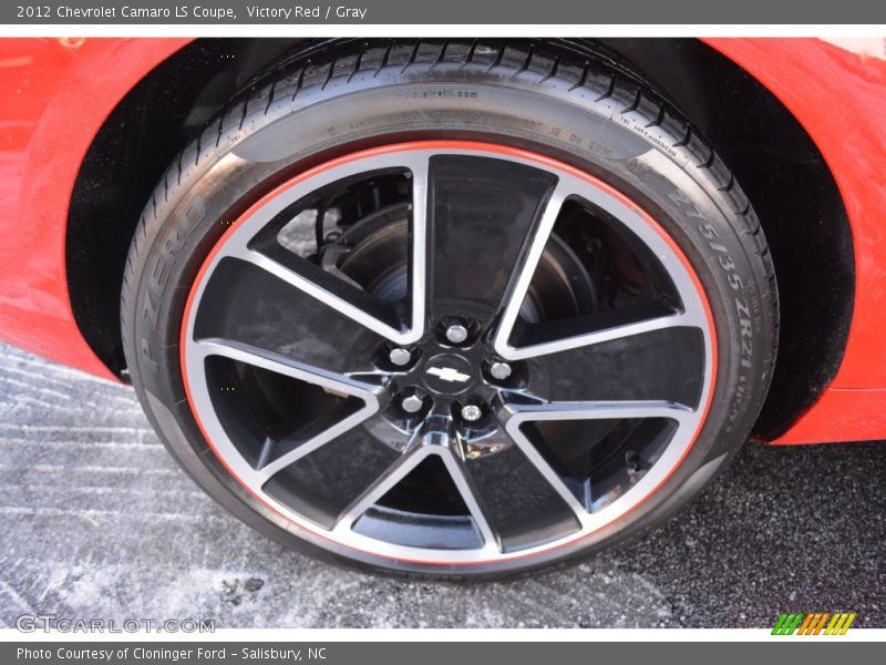 Victory Red / Gray 2012 Chevrolet Camaro LS Coupe