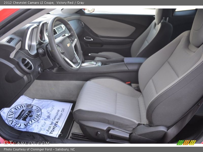 Victory Red / Gray 2012 Chevrolet Camaro LS Coupe