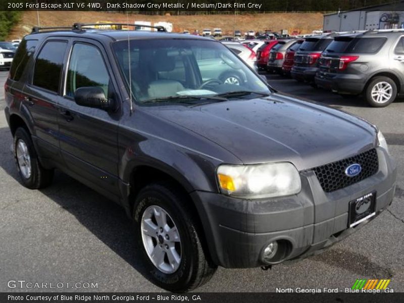 Dark Shadow Grey Metallic / Medium/Dark Flint Grey 2005 Ford Escape XLT V6 4WD