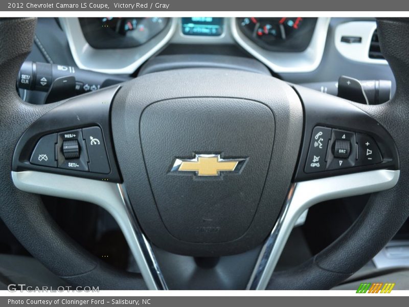 Victory Red / Gray 2012 Chevrolet Camaro LS Coupe