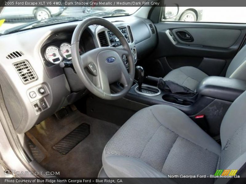 Dark Shadow Grey Metallic / Medium/Dark Flint Grey 2005 Ford Escape XLT V6 4WD