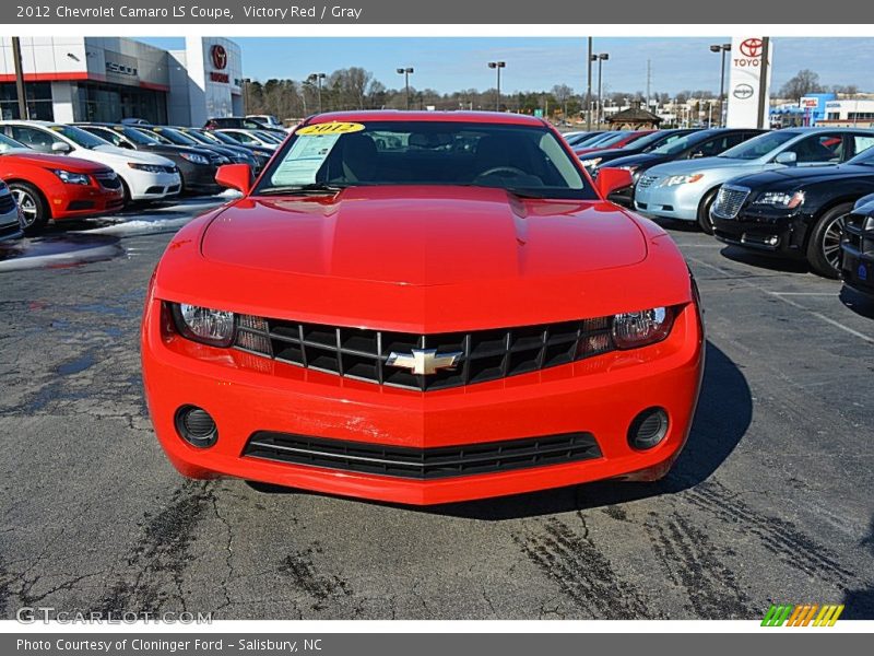 Victory Red / Gray 2012 Chevrolet Camaro LS Coupe