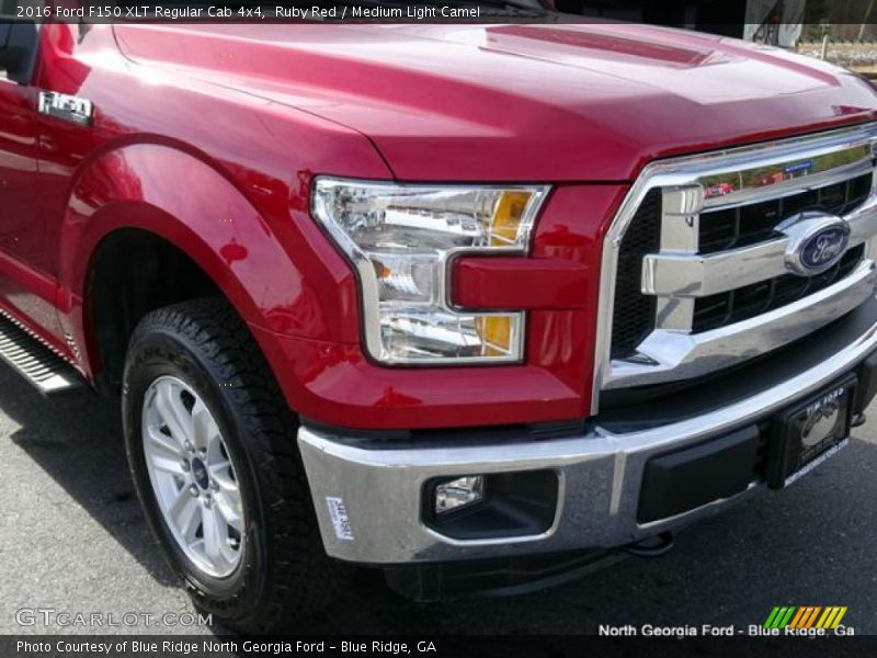 Ruby Red / Medium Light Camel 2016 Ford F150 XLT Regular Cab 4x4