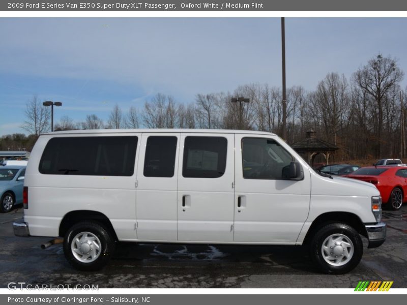 Oxford White / Medium Flint 2009 Ford E Series Van E350 Super Duty XLT Passenger