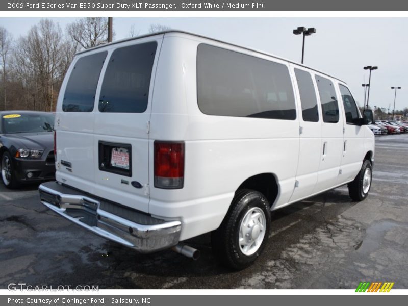 Oxford White / Medium Flint 2009 Ford E Series Van E350 Super Duty XLT Passenger