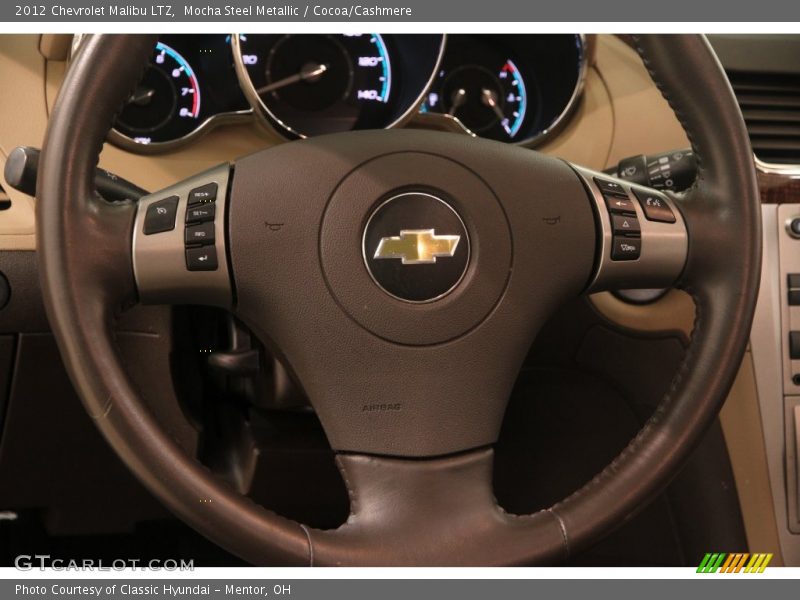Mocha Steel Metallic / Cocoa/Cashmere 2012 Chevrolet Malibu LTZ