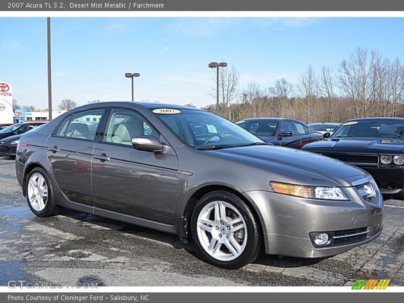 Desert Mist Metallic / Parchment 2007 Acura TL 3.2
