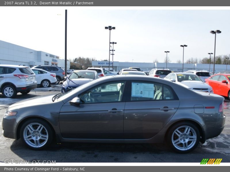 Desert Mist Metallic / Parchment 2007 Acura TL 3.2