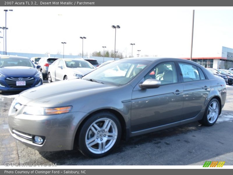 Desert Mist Metallic / Parchment 2007 Acura TL 3.2