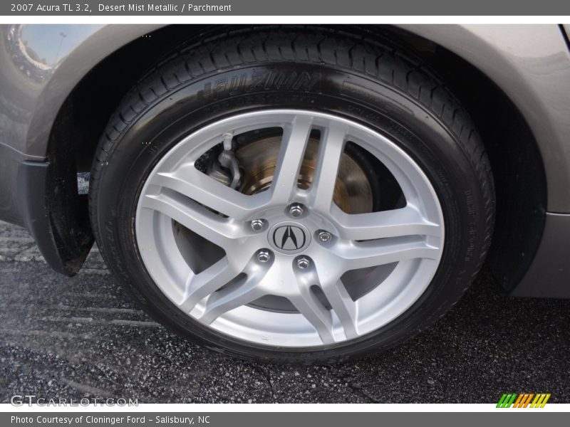 Desert Mist Metallic / Parchment 2007 Acura TL 3.2