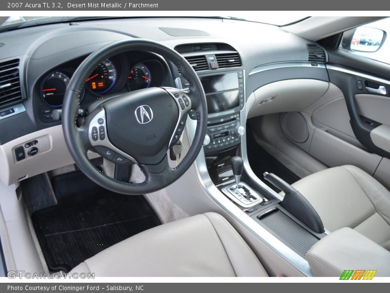 Desert Mist Metallic / Parchment 2007 Acura TL 3.2