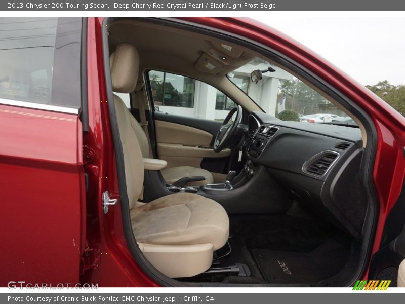 Deep Cherry Red Crystal Pearl / Black/Light Frost Beige 2013 Chrysler 200 Touring Sedan