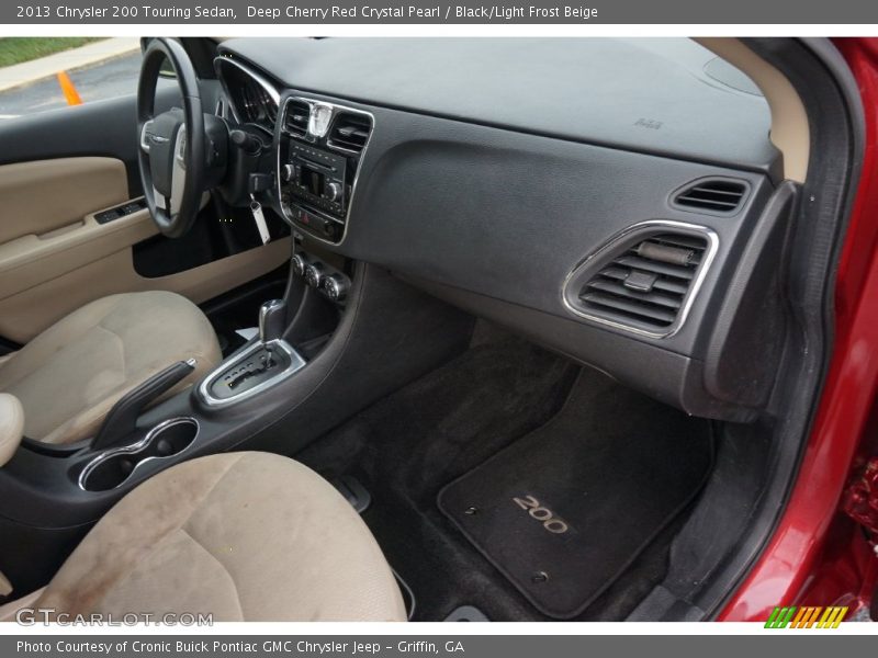 Deep Cherry Red Crystal Pearl / Black/Light Frost Beige 2013 Chrysler 200 Touring Sedan