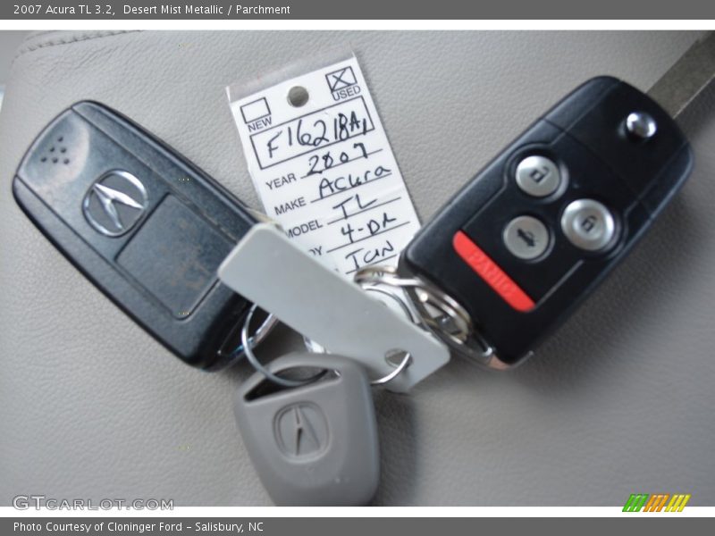 Desert Mist Metallic / Parchment 2007 Acura TL 3.2