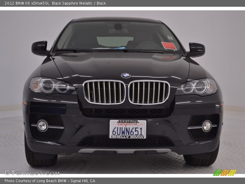 Black Sapphire Metallic / Black 2012 BMW X6 xDrive50i