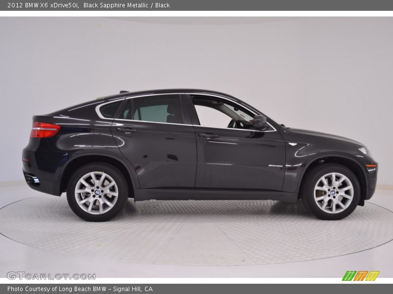 Black Sapphire Metallic / Black 2012 BMW X6 xDrive50i