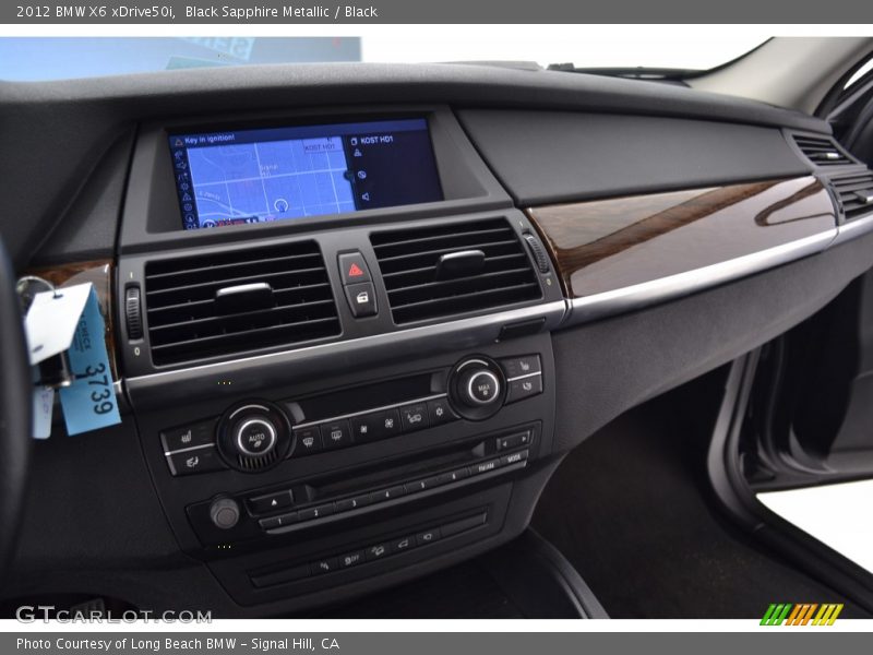 Black Sapphire Metallic / Black 2012 BMW X6 xDrive50i