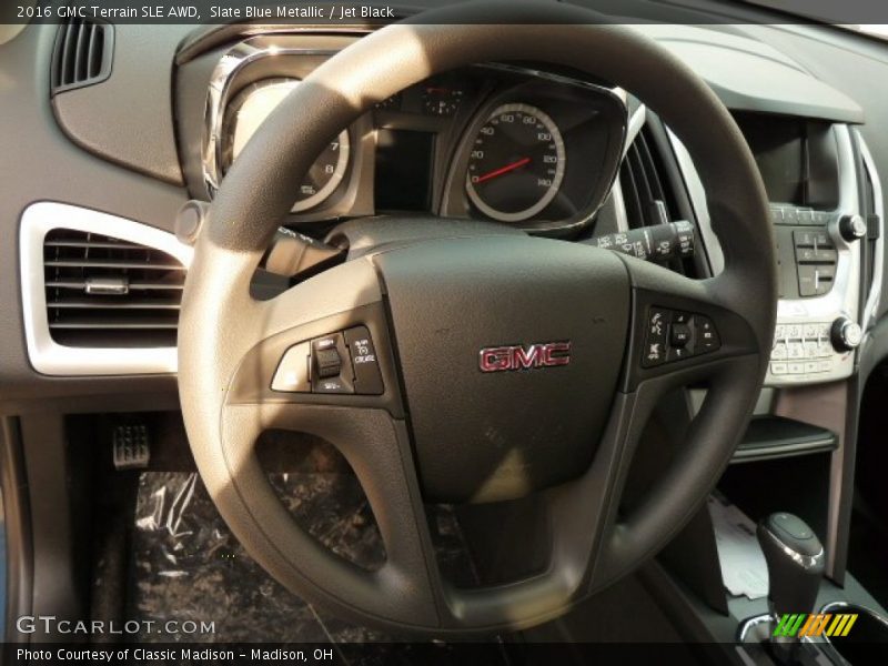 Slate Blue Metallic / Jet Black 2016 GMC Terrain SLE AWD
