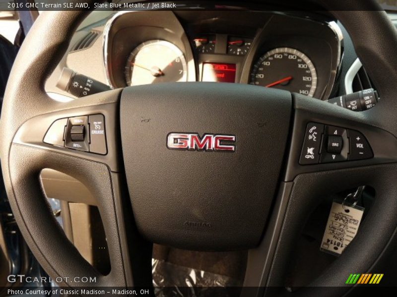 Slate Blue Metallic / Jet Black 2016 GMC Terrain SLE AWD
