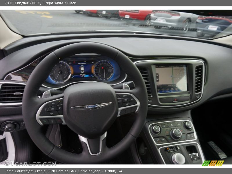 Bright White / Black 2016 Chrysler 200 C