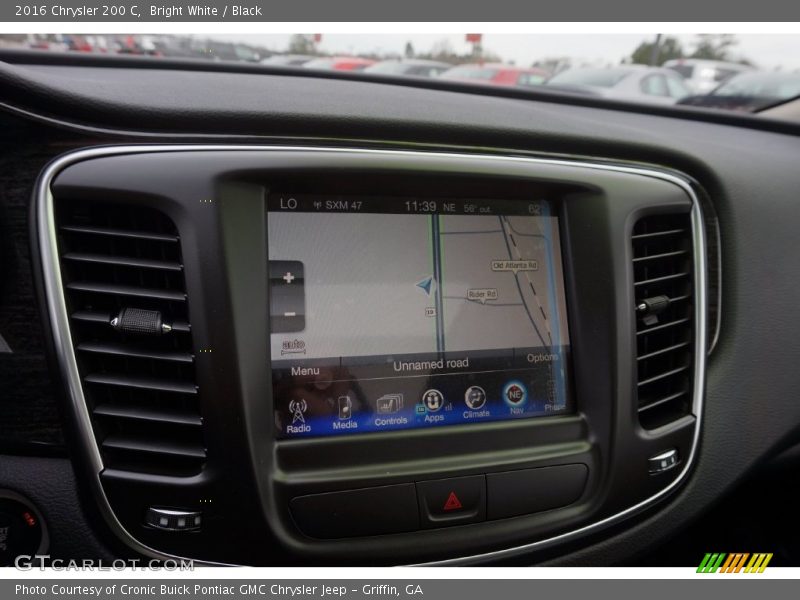Bright White / Black 2016 Chrysler 200 C