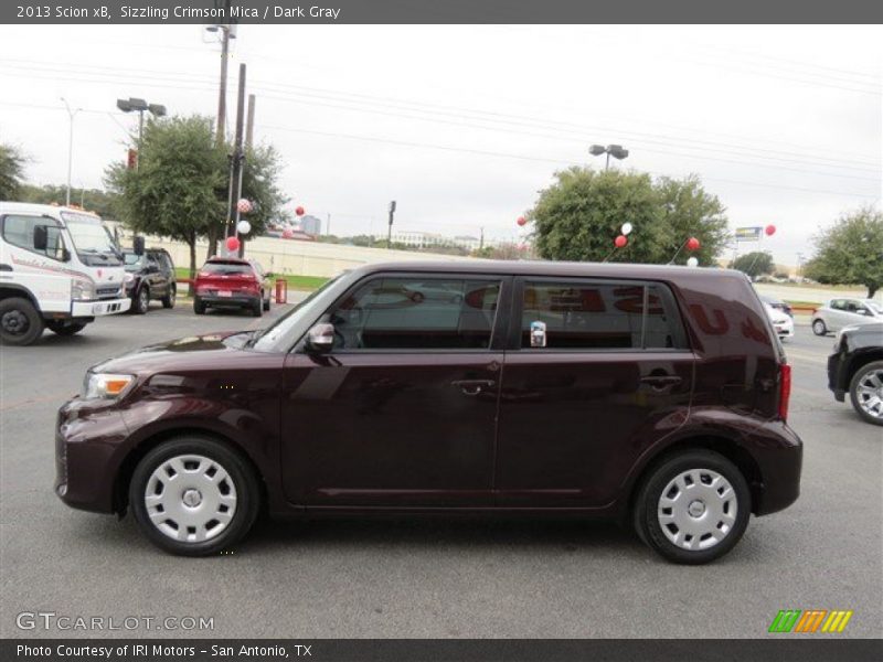Sizzling Crimson Mica / Dark Gray 2013 Scion xB