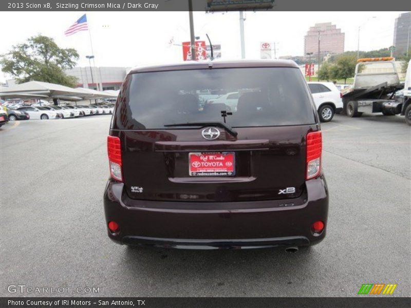 Sizzling Crimson Mica / Dark Gray 2013 Scion xB