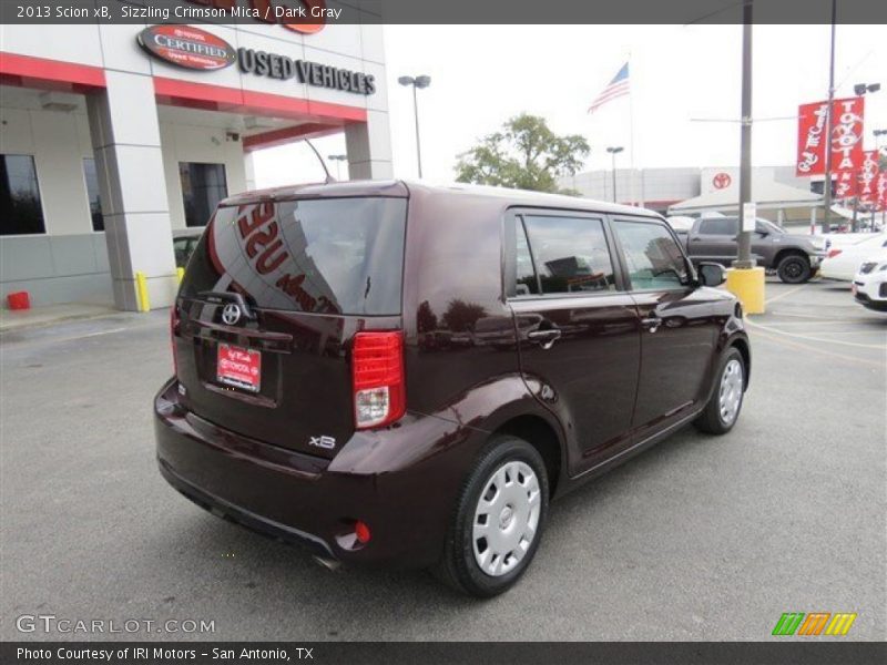 Sizzling Crimson Mica / Dark Gray 2013 Scion xB