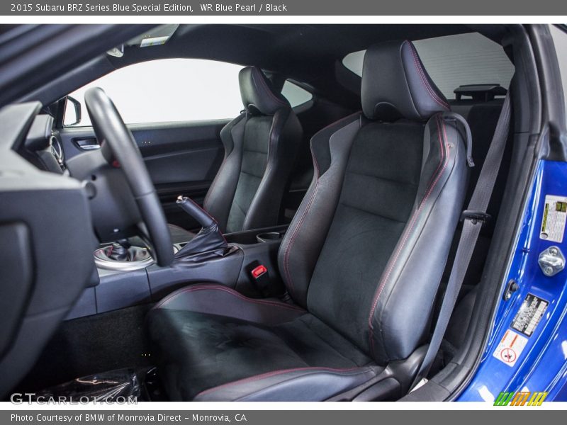 Front Seat of 2015 BRZ Series.Blue Special Edition