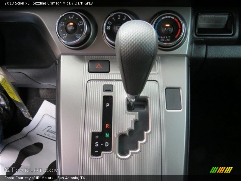 Sizzling Crimson Mica / Dark Gray 2013 Scion xB
