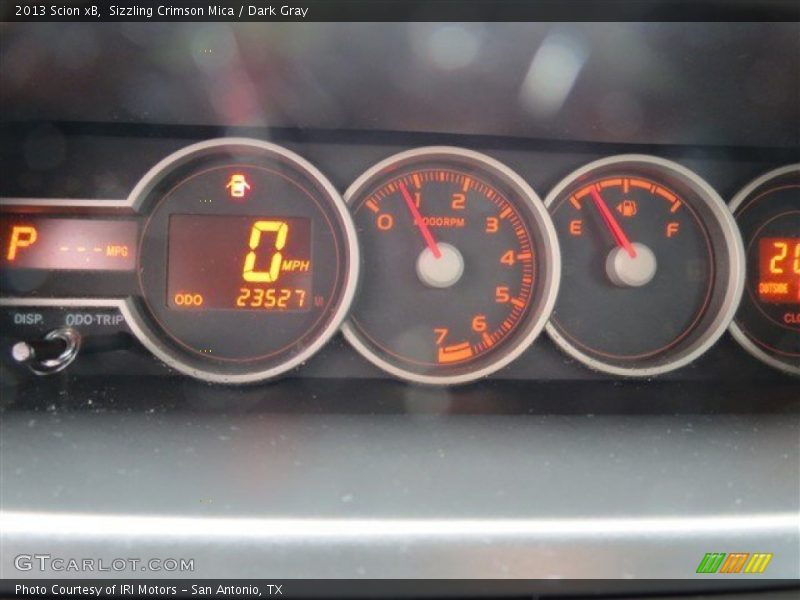 Sizzling Crimson Mica / Dark Gray 2013 Scion xB