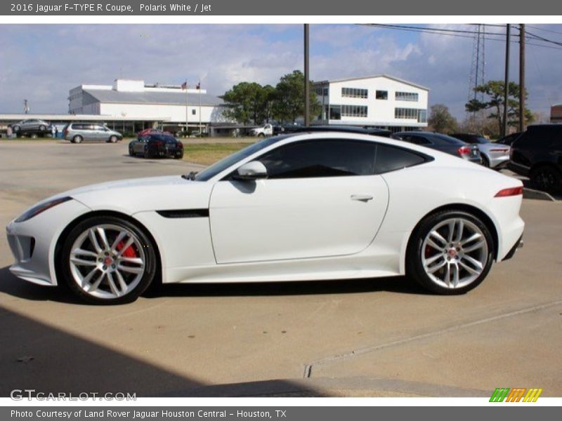Polaris White / Jet 2016 Jaguar F-TYPE R Coupe