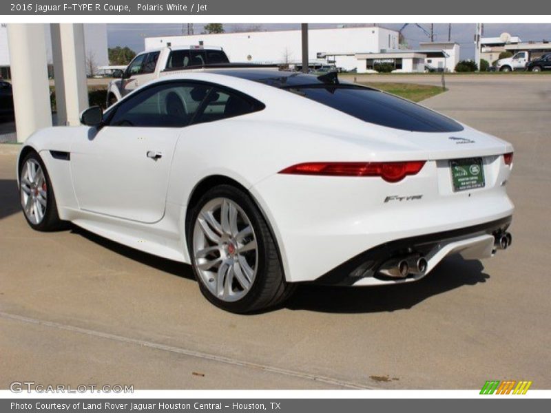Polaris White / Jet 2016 Jaguar F-TYPE R Coupe