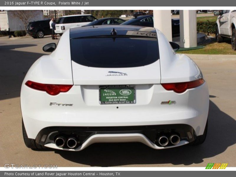 Polaris White / Jet 2016 Jaguar F-TYPE R Coupe