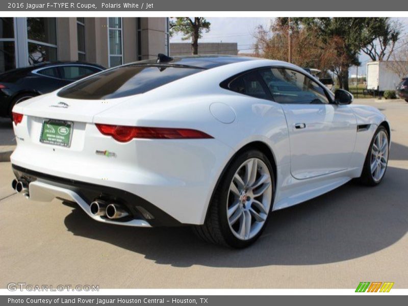 Polaris White / Jet 2016 Jaguar F-TYPE R Coupe