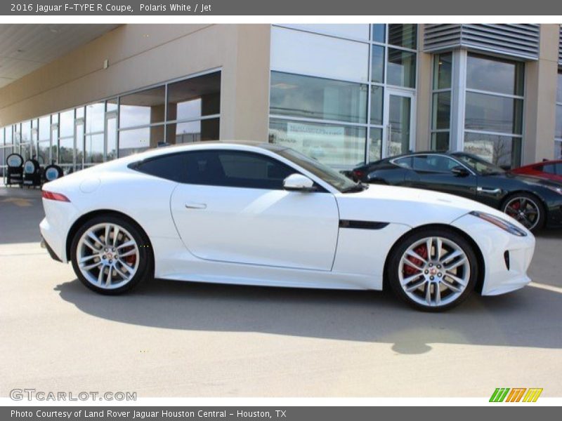 Polaris White / Jet 2016 Jaguar F-TYPE R Coupe