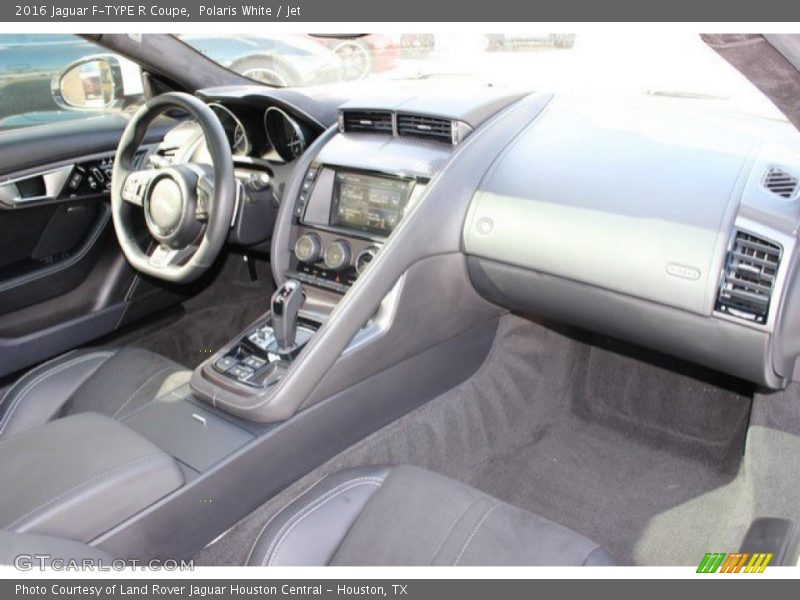 Polaris White / Jet 2016 Jaguar F-TYPE R Coupe