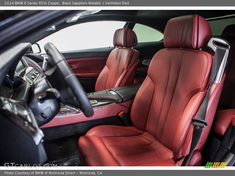 Front Seat of 2014 6 Series 650i Coupe