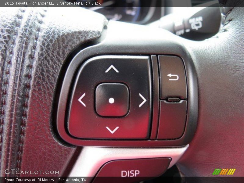 Silver Sky Metallic / Black 2015 Toyota Highlander LE