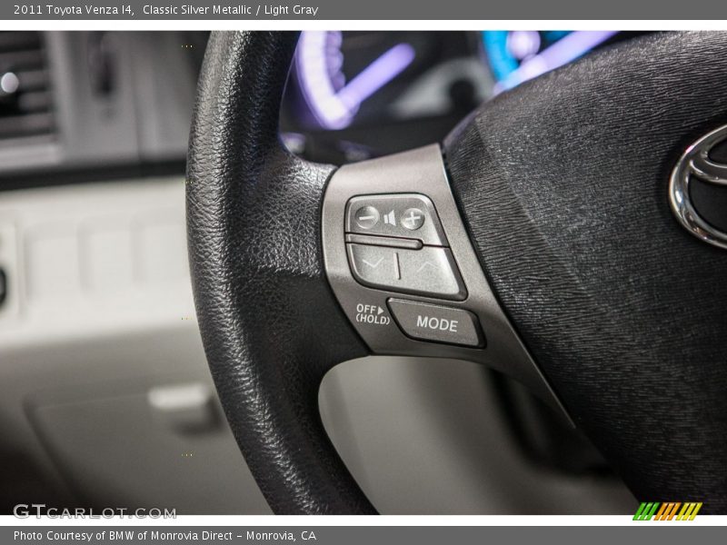 Classic Silver Metallic / Light Gray 2011 Toyota Venza I4