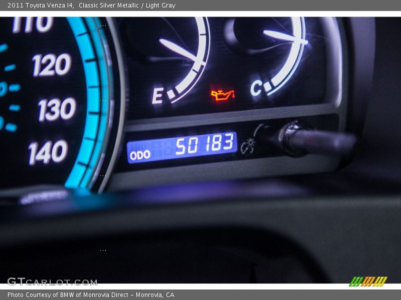 Classic Silver Metallic / Light Gray 2011 Toyota Venza I4